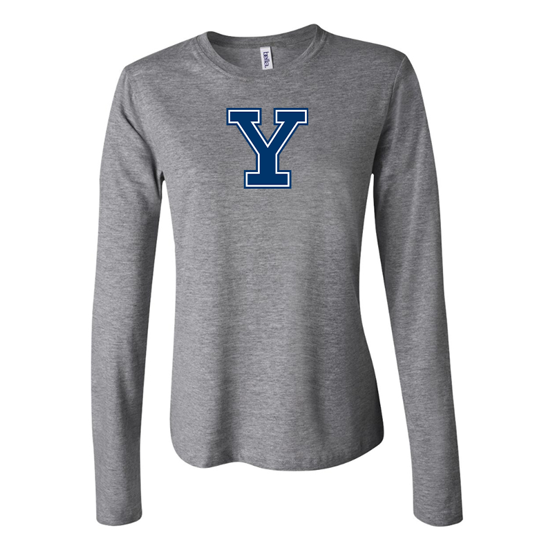 BELLA CANVAS Women’s Yale Bulldogs Jersey Long Sleeve Tee